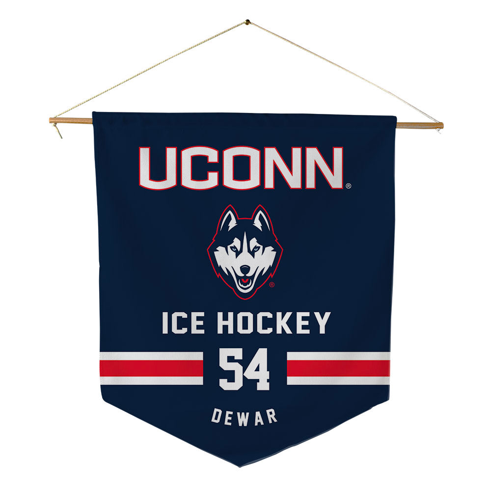 UConn - NCAA Women's Ice Hockey : Livvy Dewar - Pennant - 18" x 21"-0
