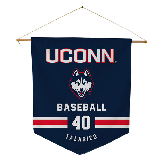UConn - NCAA Baseball : Joe Talarico - Pennant - 18" x 21"-0