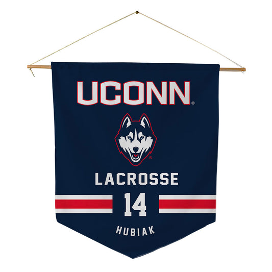 UConn - NCAA Women's Lacrosse : Caitlyn Hubiak - Pennant - 18" x 21"-0