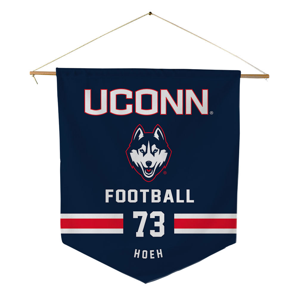 UConn - NCAA Football : Wes Hoeh - Pennant - 18" x 21"-0