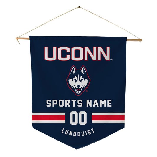 UConn - NCAA Softball : Isabella Lundquist - Pennant - 18" x 21"-0