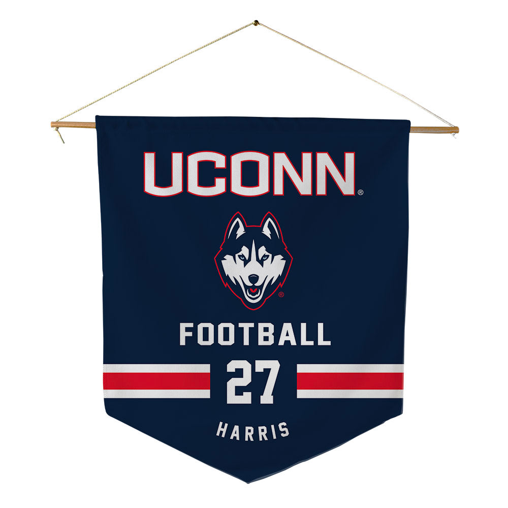 UConn - NCAA Football : Antoineo Harris - Pennant - 18" x 21"-0