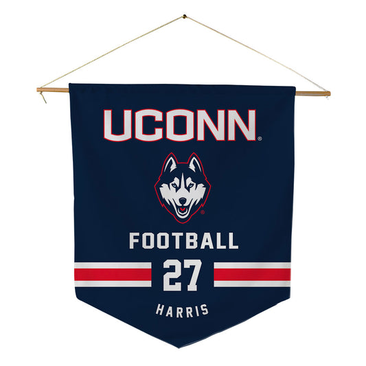 UConn - NCAA Football : Antoineo Harris - Pennant - 18" x 21"-0