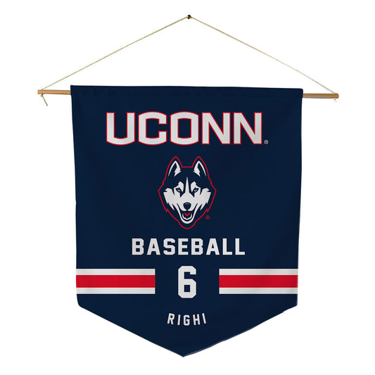 UConn - NCAA Baseball : Camden Righi - Pennant - 18" x 21"-0