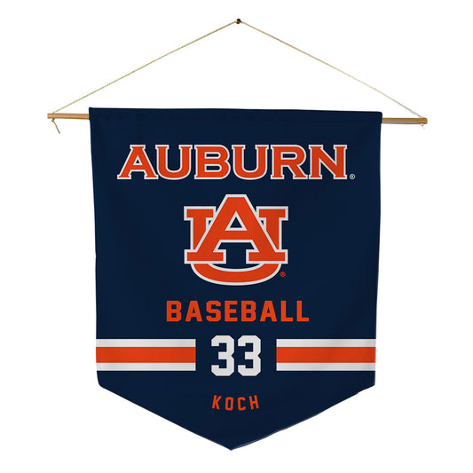 Auburn - NCAA Baseball : Mason Koch - Pennant - 18" x 21"-0