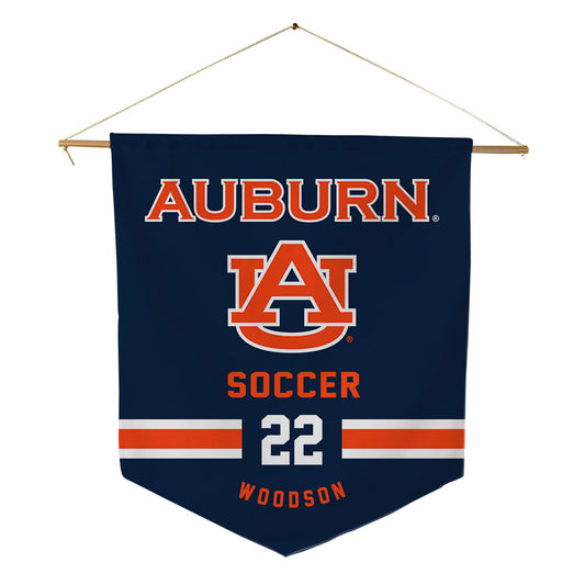 Auburn - NCAA Women's Soccer : Olivia Woodson - Pennant - 18" x 21"-0