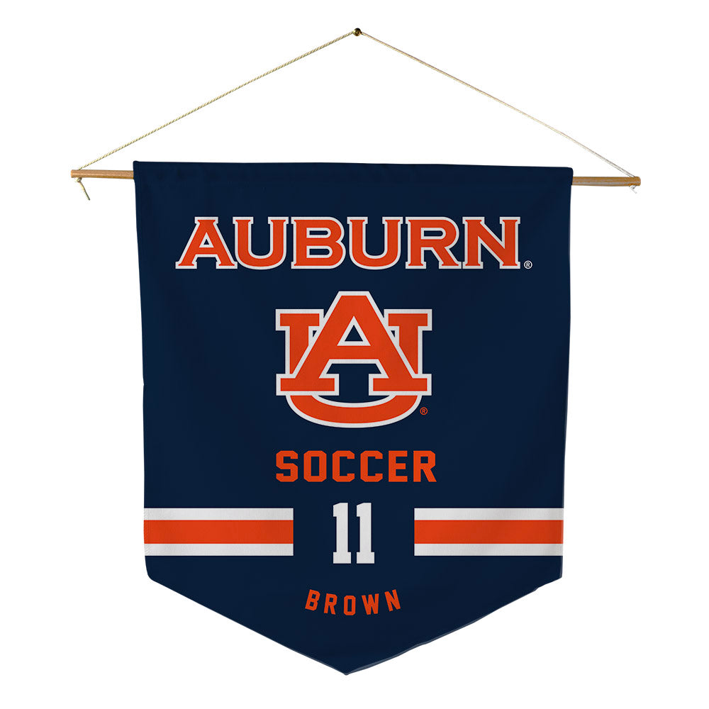 Auburn - NCAA Women's Soccer : Margey Brown - Pennant - 18" x 21"-0
