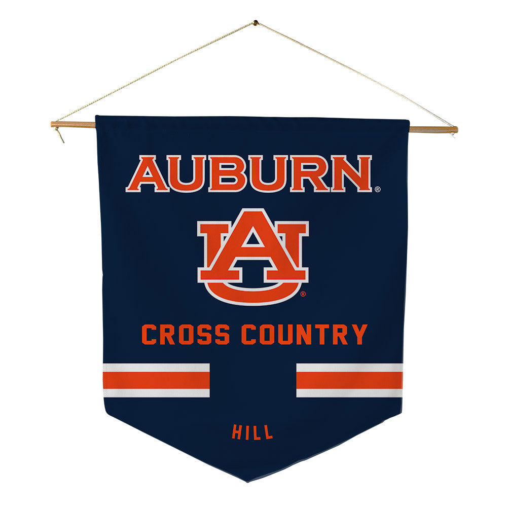 Auburn - NCAA Men's Cross Country : Evan Hill - Pennant - 18" x 21"-0