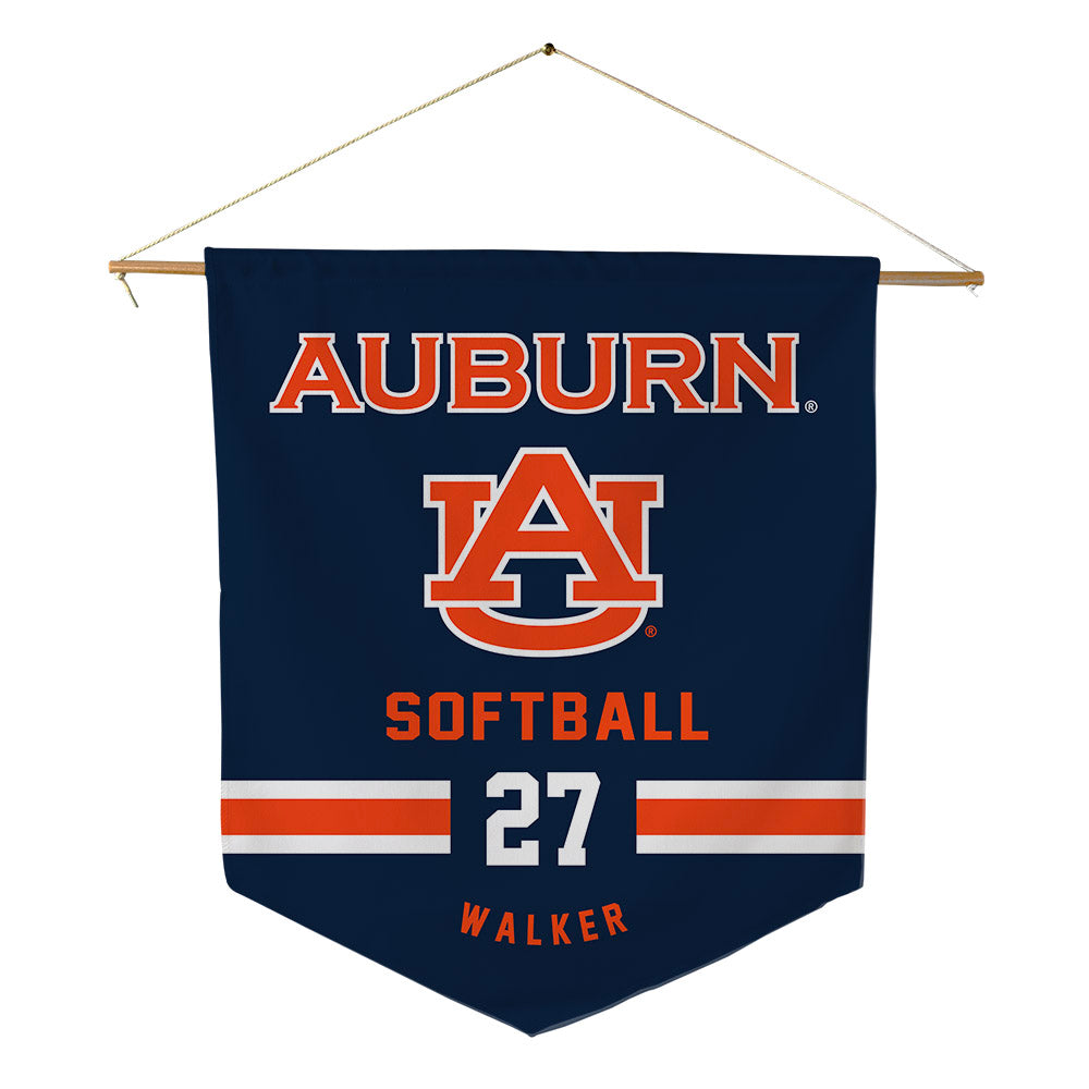 Auburn - NCAA Softball : Mckaela Walker - Pennant - 18" x 21"-0