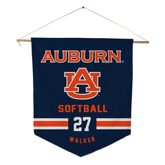 Auburn - NCAA Softball : Mckaela Walker - Pennant - 18" x 21"-0