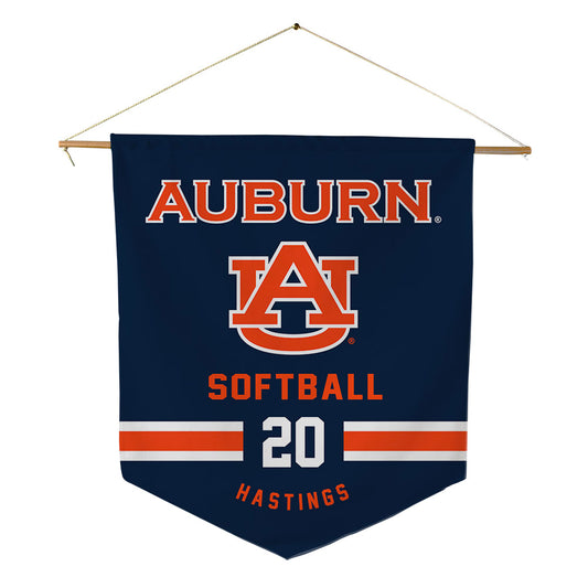 Auburn - NCAA Softball : Alyssa Hastings - Pennant - 18" x 21"-0