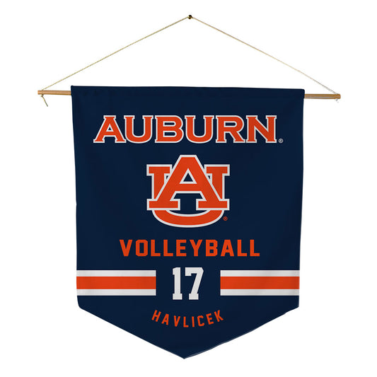 Auburn - NCAA Women's Volleyball : Grace Havlicek - Pennant - 18" x 21"-0