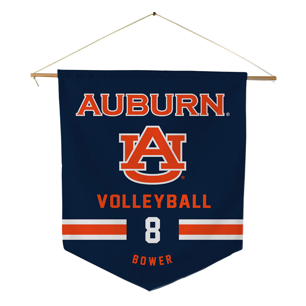 Auburn - NCAA Women's Volleyball : Eden Bower - Pennant - 18" x 21"-0