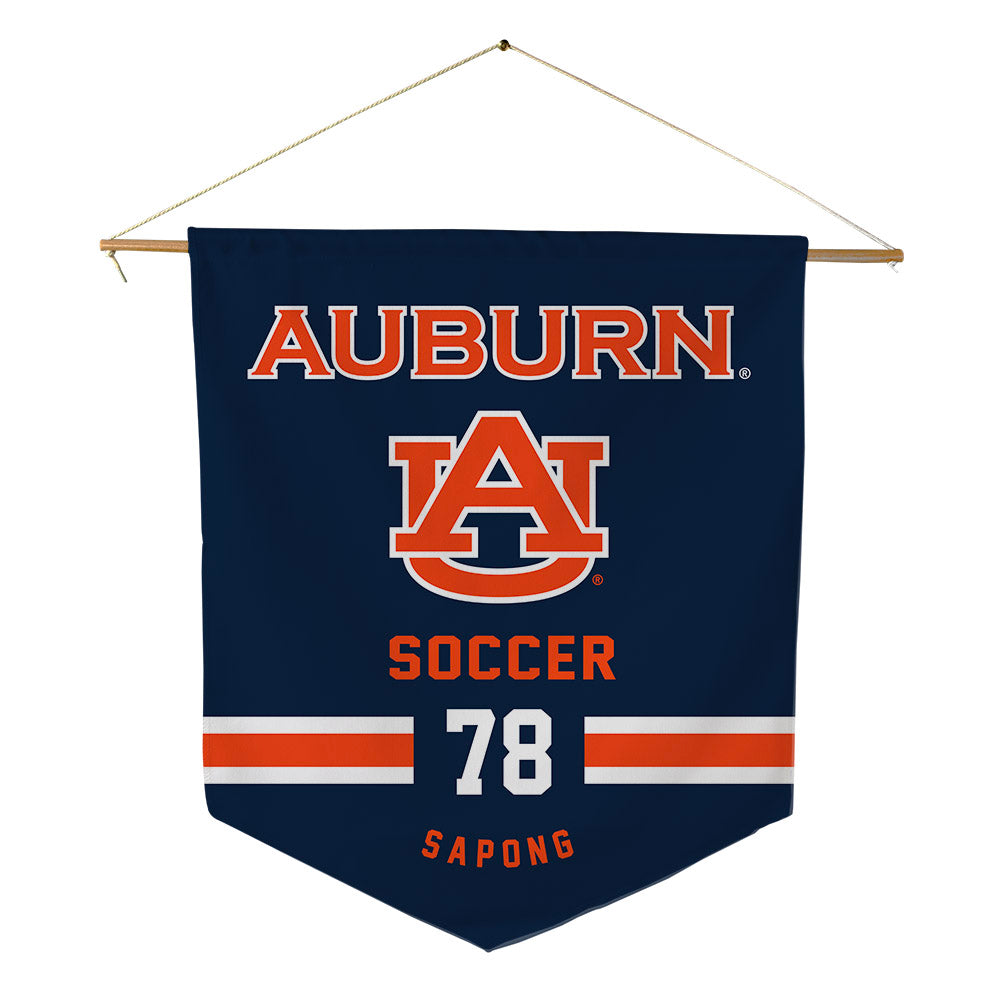 Auburn - NCAA Women's Soccer : Jenna Sapong - Pennant - 18" x 21"-0