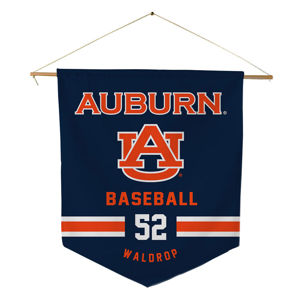 Auburn - NCAA Baseball : Tanner Waldrop - Pennant - 18" x 21"-0