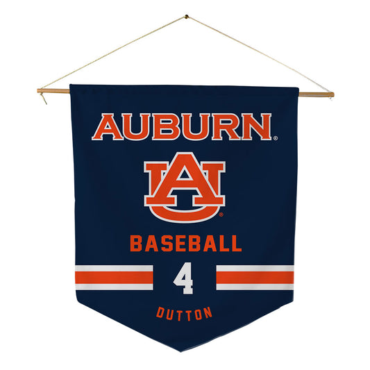 Auburn - NCAA Baseball : Andrew Dutton - Pennant - 18" x 21"-0