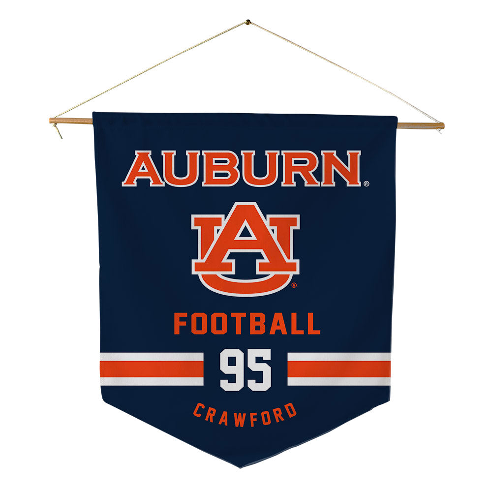 Auburn - NCAA Football : Jourdin Crawford - Pennant - 18" x 21"-0