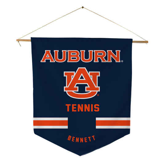 Auburn - NCAA Women's Tennis : DJ Bennett - Pennant - 18" x 21"-0