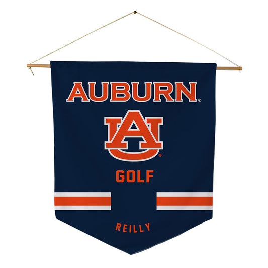 Auburn - NCAA Men's Golf : Logan Reilly - Pennant - 18" x 21"-0