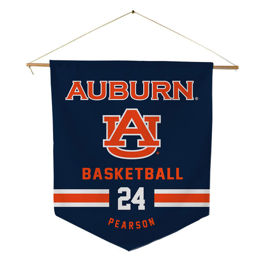 Auburn - NCAA Men's Basketball : Bradley Pearson - Pennant - 18" x 21"-0