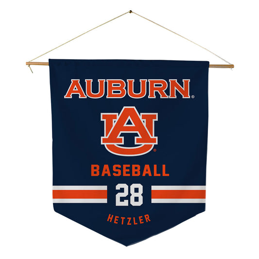Auburn - NCAA Baseball : Ryan Hetzler - Pennant - 18" x 21"-0