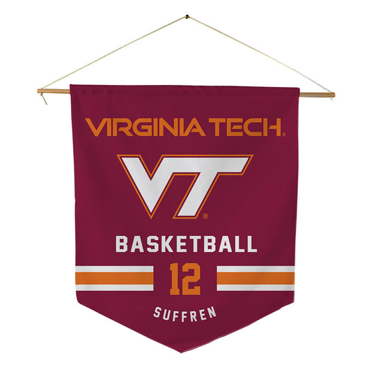Virginia Tech - NCAA Women's Basketball : Samyha Suffren - Pennant - 18" x 21"-0