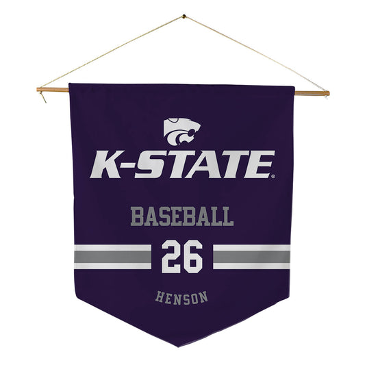Kansas State - NCAA Baseball : Micah Henson - Pennant - 18" x 21"-0