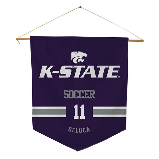 Kansas State - NCAA Women's Soccer : Emerson DeLuca - Pennant - 18" x 21"-0