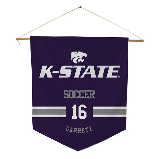 Kansas State - NCAA Women's Soccer : Ava Garrett - Pennant - 18" x 21"-0