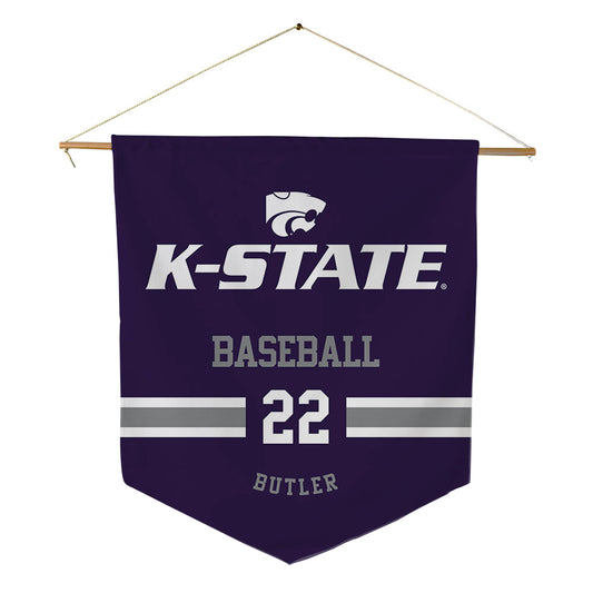 Kansas State - NCAA Baseball : Tazwell Butler - Pennant - 18" x 21"-0