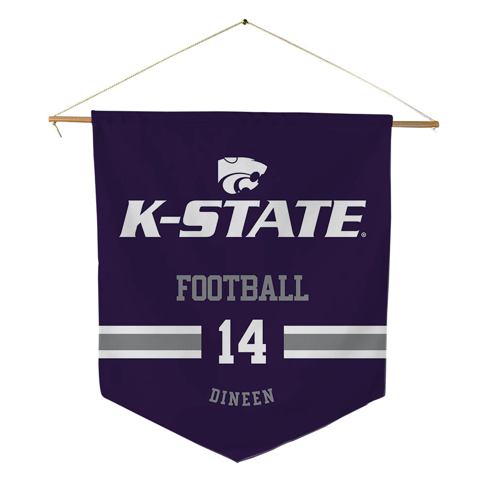 Kansas State - NCAA Football : Jet Dineen - Pennant - 18" x 21"-0