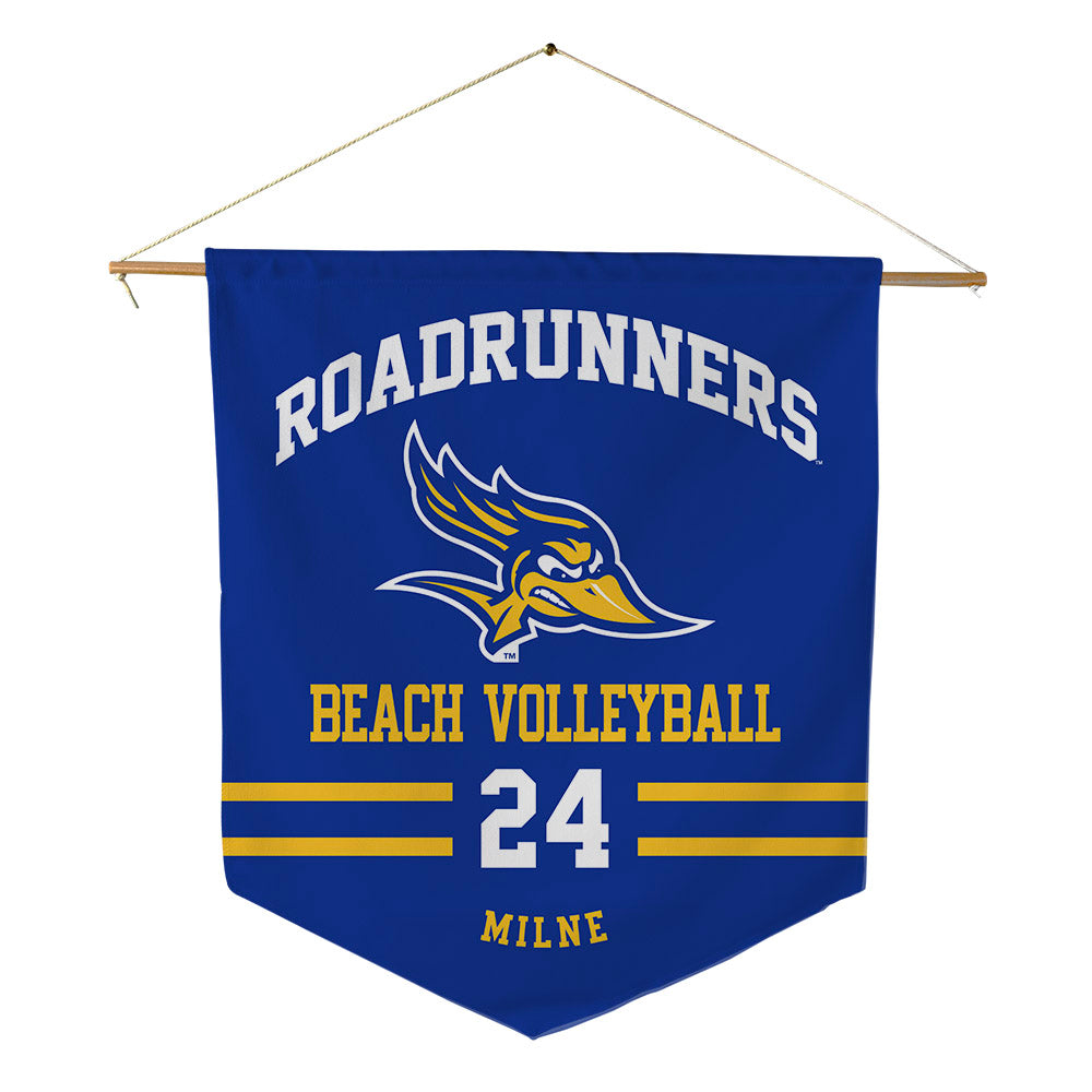 CSU Bakersfield - NCAA Beach Volleyball : Katey Milne - Pennant - 18" x 21"-0