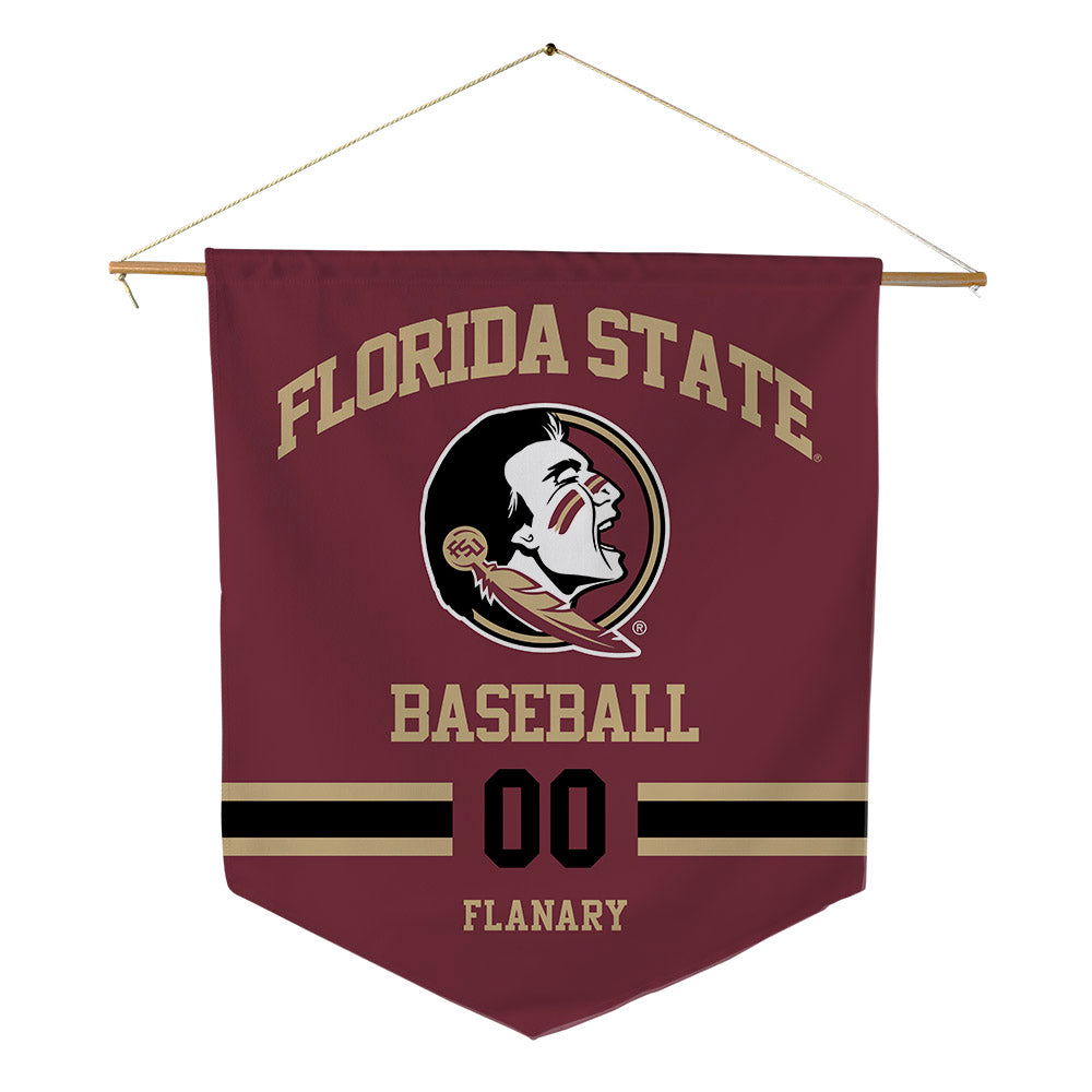 FSU - NCAA Baseball : Lyndan Flanary - Pennant - 18" x 21"-0