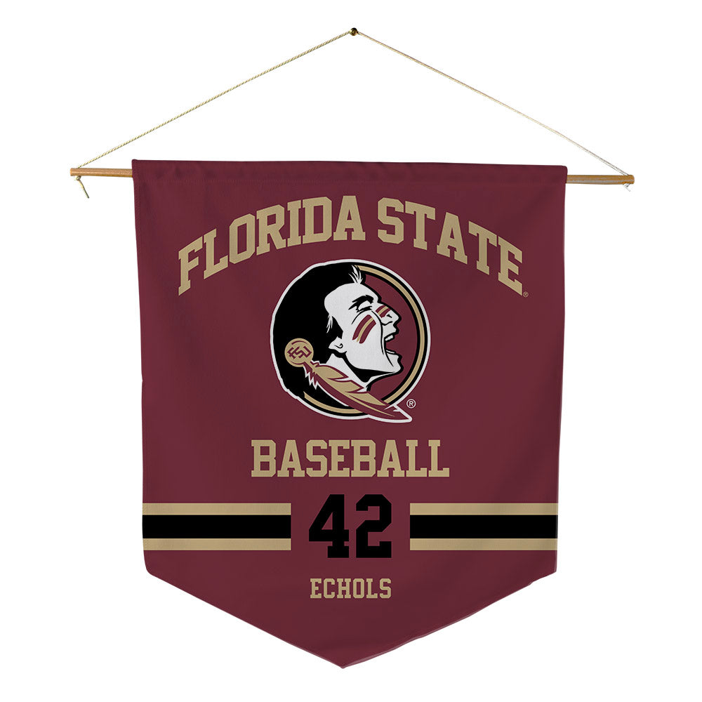 FSU - NCAA Baseball : Jacob Echols - Pennant - 18" x 21"-0