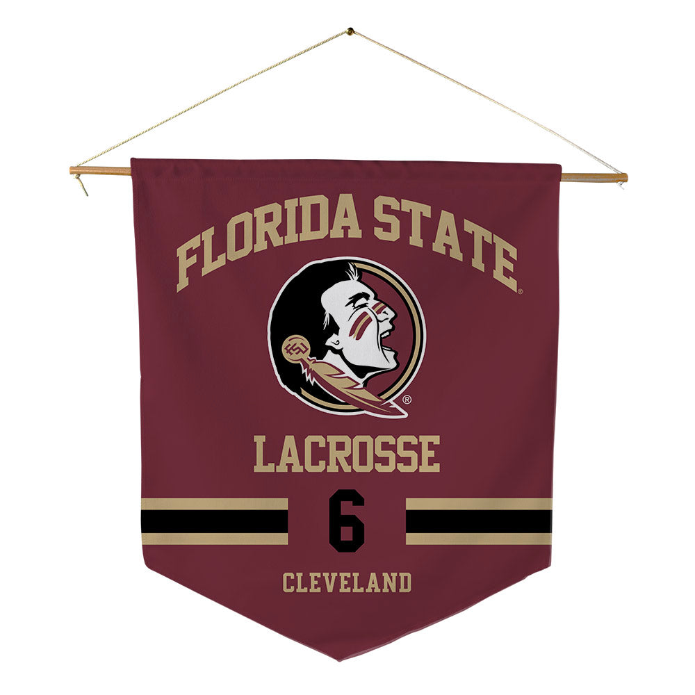 FSU - NCAA Women's Lacrosse : Gabriella Gabby Cleveland - Pennant - 18" x 21"-0