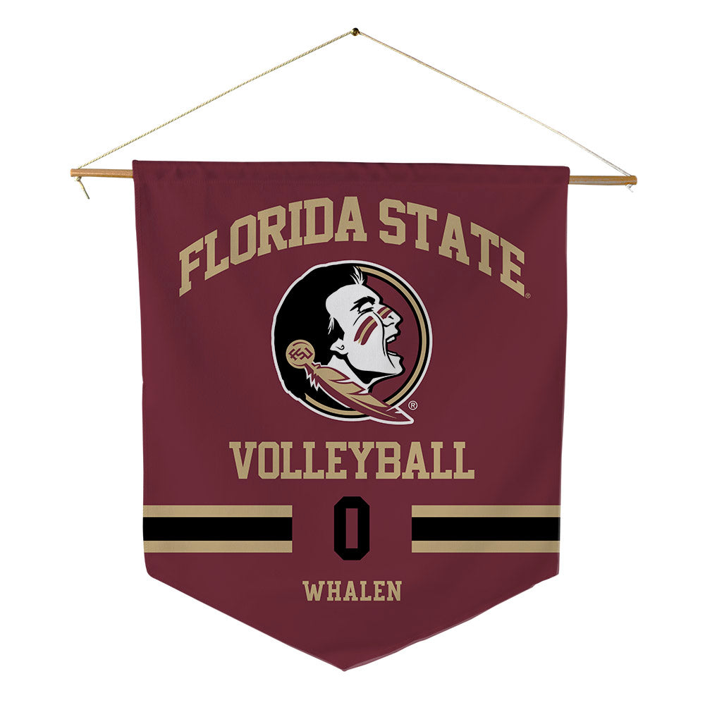 FSU - NCAA Women's Volleyball : Payton Whalen - Pennant - 18" x 21"-0