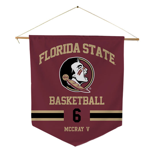 FSU - NCAA Men's Basketball : Robert McCray V - Pennant - 18" x 21"-0