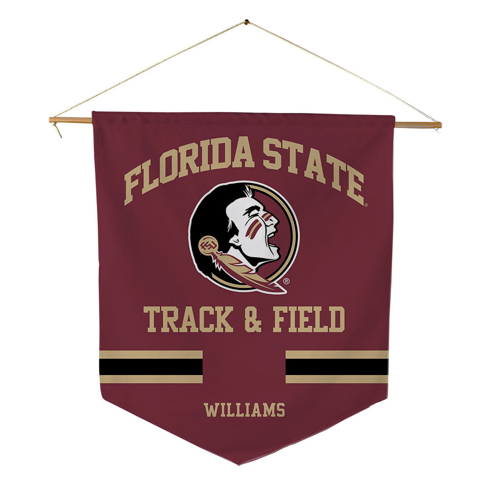 FSU - NCAA Men's Track & Field : Curtis Williams - Pennant - 18" x 21"-0