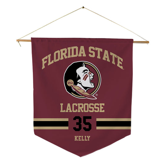 FSU - NCAA Women's Lacrosse : Caroline Kelly - Pennant - 18" x 21"-0