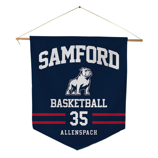 Samford - NCAA Men's Basketball : Riley Allenspach - Pennant - 18" x 21"-0