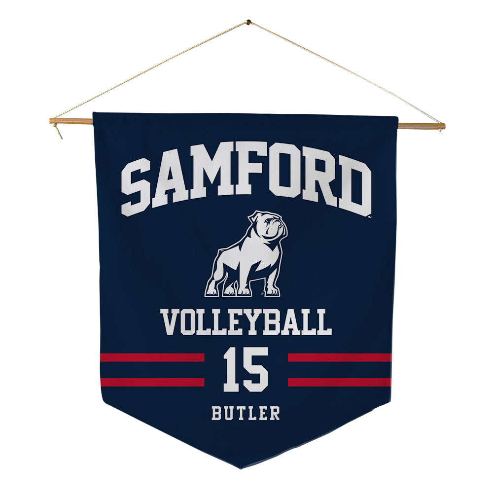 Samford - NCAA Women's Volleyball : Gracie Lynn Butler - Pennant - 18" x 21"-0