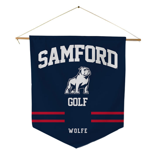 Samford - NCAA Men's Golf : Nolen Wolfe - Pennant - 18" x 21"-0