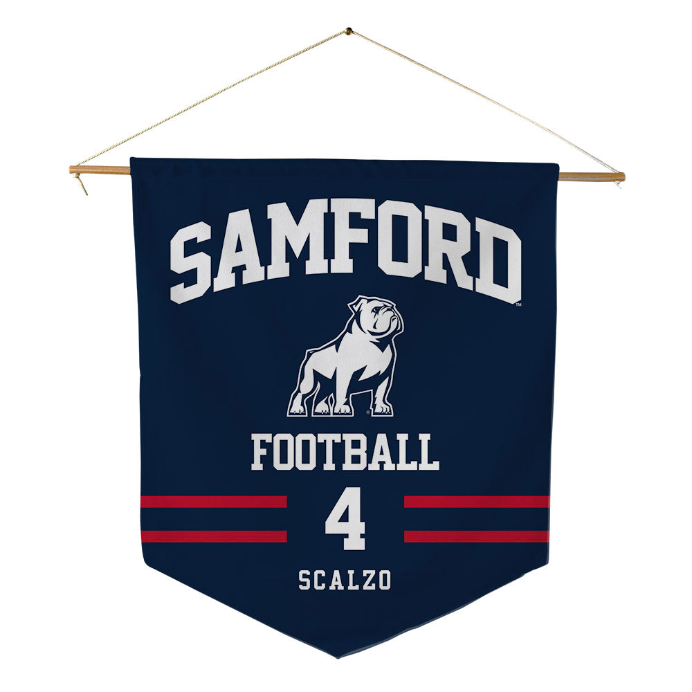 Samford - NCAA Football : Nik Scalzo - Pennant - 18" x 21"-0