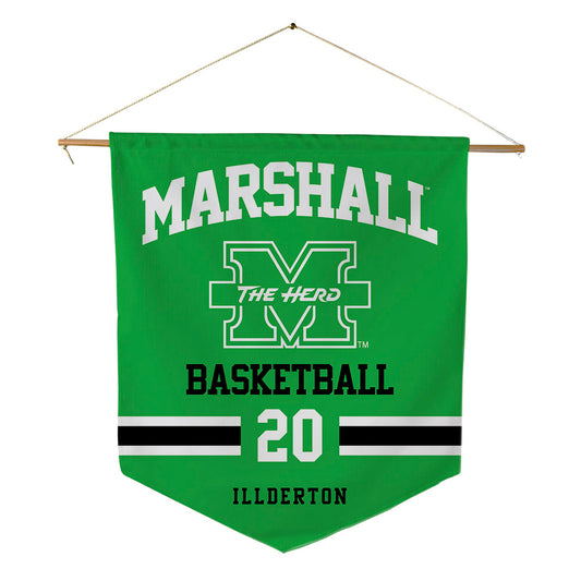 Marshall - NCAA Women's Basketball : Peyton Illderton - Pennant - 18" x 21"-0