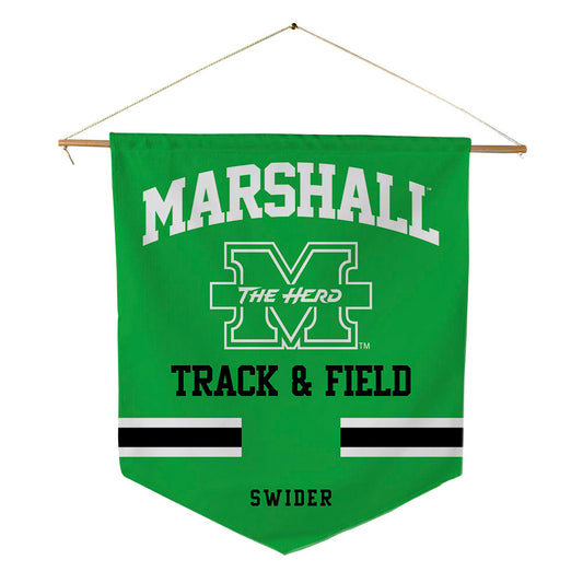 Marshall - NCAA Men's Track & Field : Grant Swider - Pennant - 18" x 21"-0