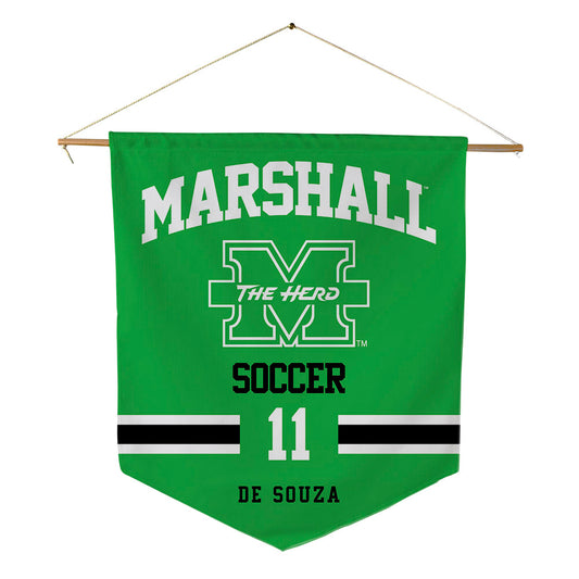 Marshall - NCAA Women's Soccer : Geovanna De Souza - Pennant - 18" x 21"-0