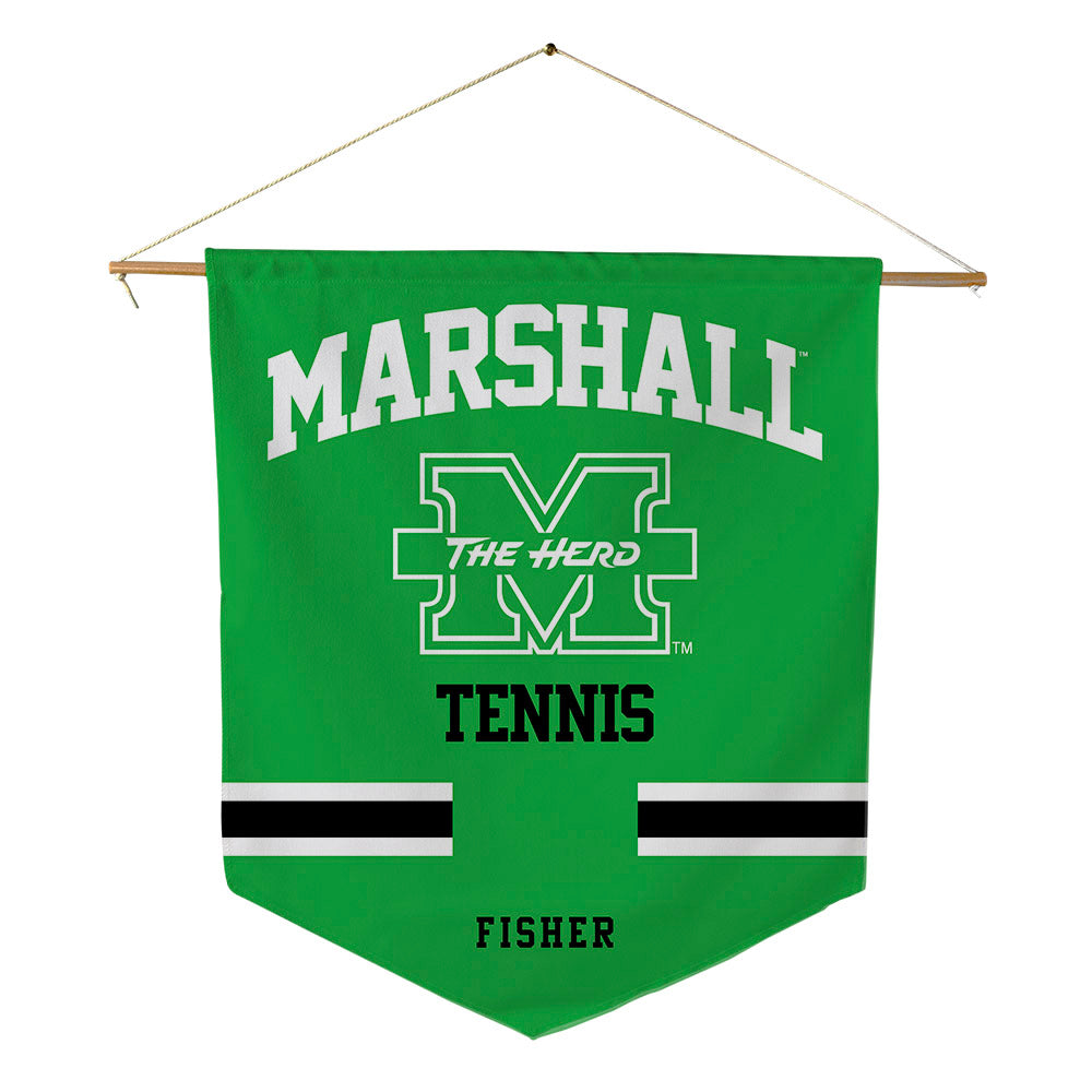 Marshall - NCAA Women's Tennis : Kylie Fisher - Pennant - 18" x 21"-0