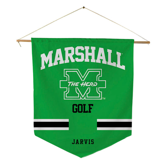 Marshall - NCAA Men's Golf : Cameron Jarvis - Pennant - 18" x 21"-0