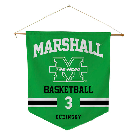 Marshall - NCAA Men's Basketball : Wilson Dubinsky - Pennant - 18" x 21"-0