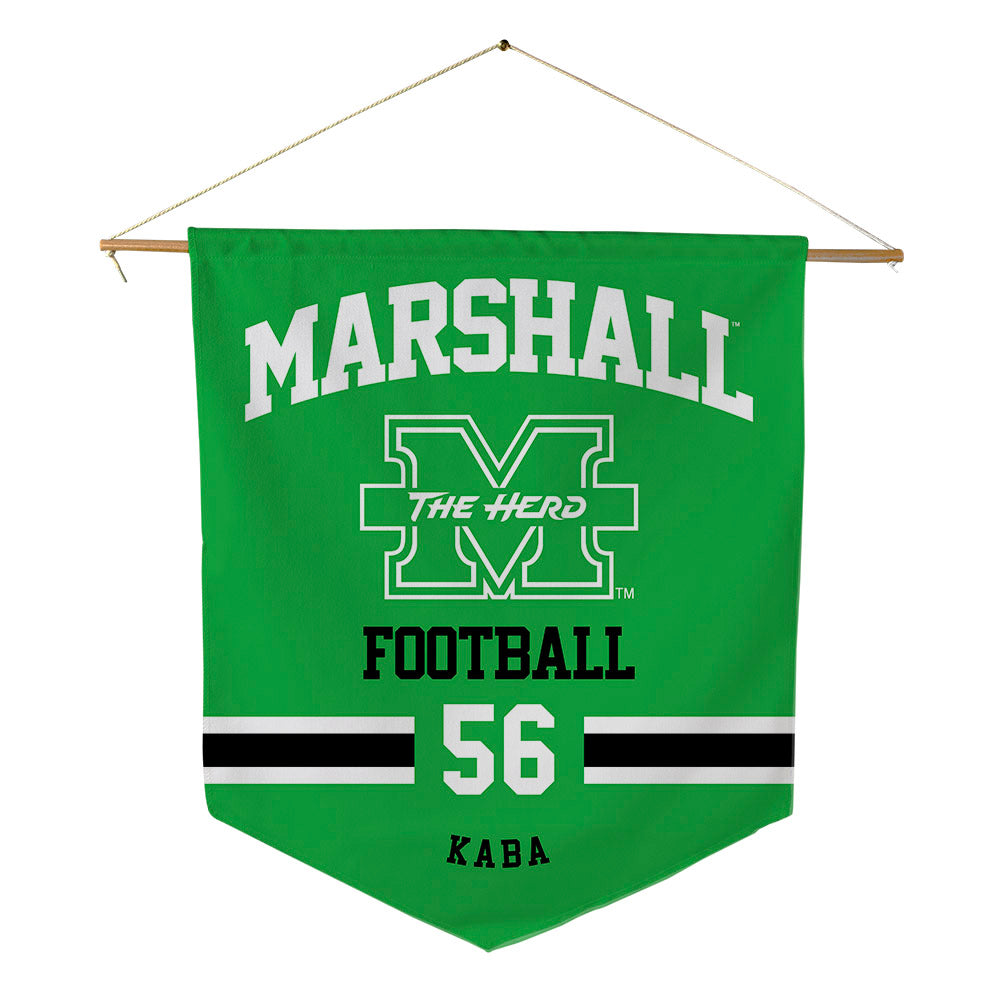 Marshall - NCAA Football : Sid Kaba - Pennant - 18" x 21"-0